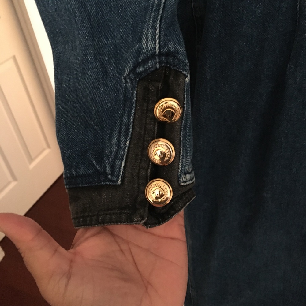 Vintage 90s Moschino Denim Dress - Picture 4 of 5